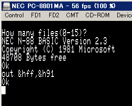 PC-8801 Programing